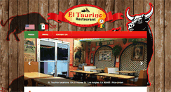 Desktop Screenshot of eltaurino.com